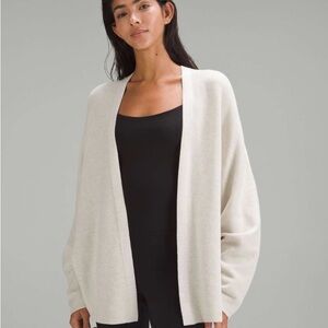 Lululemon  boxy cotton knit wrap size small euc